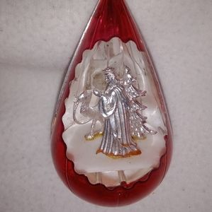 Jewel Brite Diorama Nativity Scene Wise Man King Christmas Tree Ornament MCM